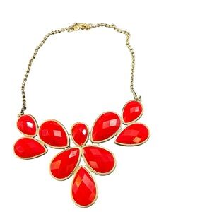 Elegant Red Statement Necklace